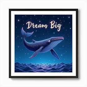 Dream big Art Print