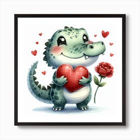 Crocodile 1 Art Print