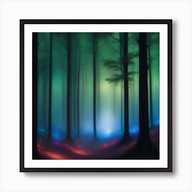 Mystical Forest Retreat 13 Art Print