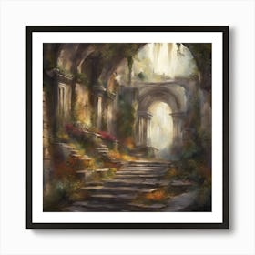 Ruins Of A City 1 Art Print