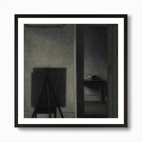 Room With An Easel Art Print