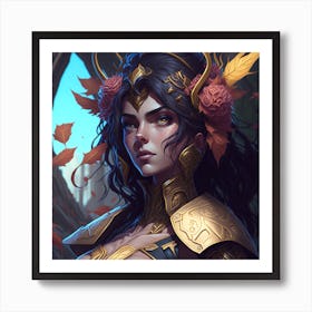 Of A Female Character From The World Of Warcraft 1 Art Print