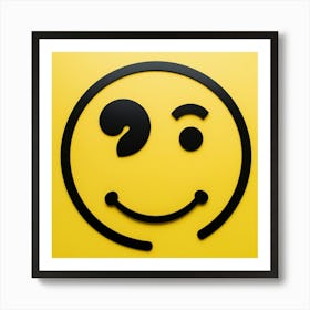 Smiley Face 10 Art Print