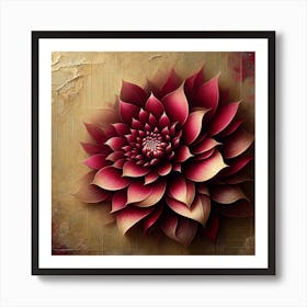 Dahlia 10 Art Print