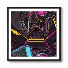 Futuristic Sci-Fi Art Print