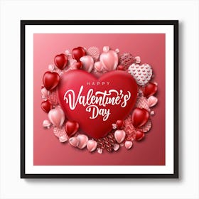 Happy Valentine's Day 13 Art Print