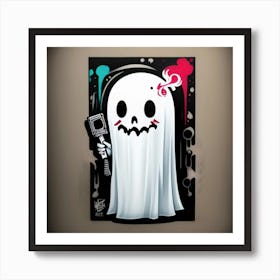 Ghost 5 Art Print