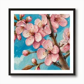 Cherry Blossoms 4 Art Print