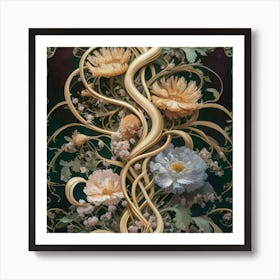 Flowers Of The Vine Art Print