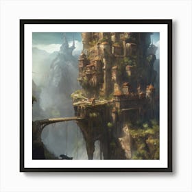 Fantasy Castle 74 Art Print
