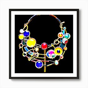 Abstract Necklace Poster