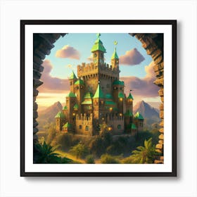 The castle in seicle 15 15 Art Print