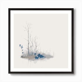 Trees In The Water 1 Art Print