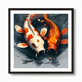 Koi Fish 3 Art Print