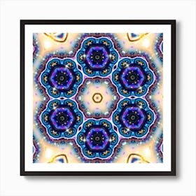 Psychedelic Mandala 51 Art Print