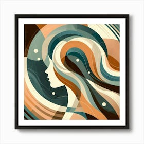 Portrait Of A Woman 15 Art Print