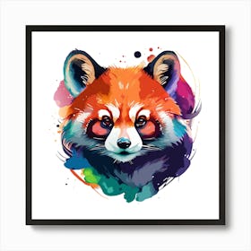 Panda color Art Print