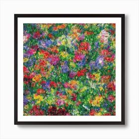 Flowers In The Meadow Art Print