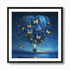 Butterflies In The Sky 1 Art Print