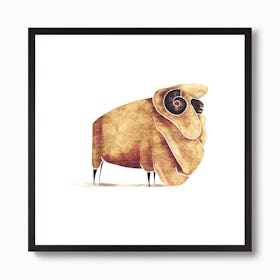Sheep Art Print I