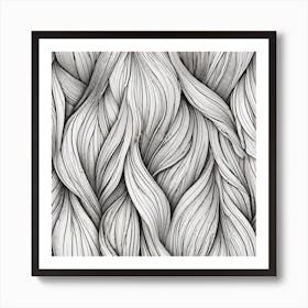 Wavy Pattern 2 Art Print