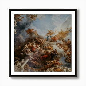 Ceiling Of The Vatican Art Print