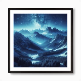 Starry Night Art Print