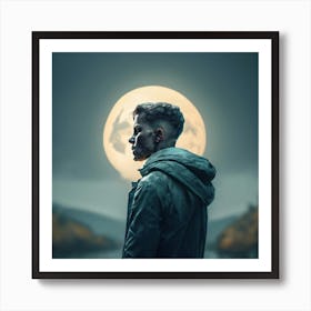 Full Moon Print Art Print