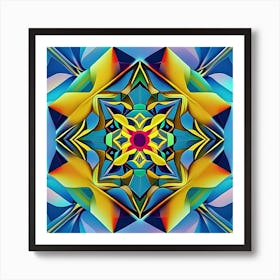 Abstract Mandala 4 Art Print