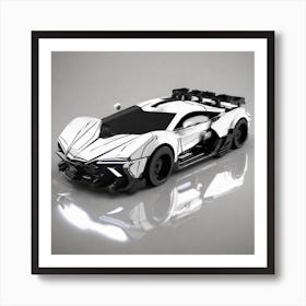 Futuristic Sports Car Art Print