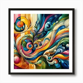 Abstract Painting 198 Art Print