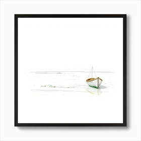 Boat On The Beach 14 Art Print