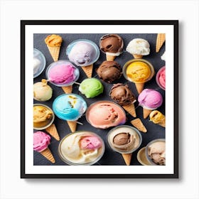 Ice Cream 8 ( Fromhifitowifi ) Art Print