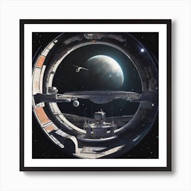Space Station 28 Art Print