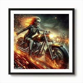 Night Rider Art Print