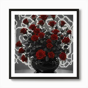 Red Roses Art Print