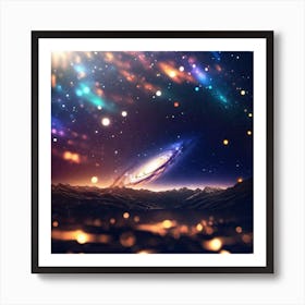 Galaxy Wallpaper 5 Art Print