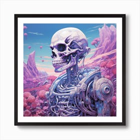 Skeleton In The Sky 1 Art Print