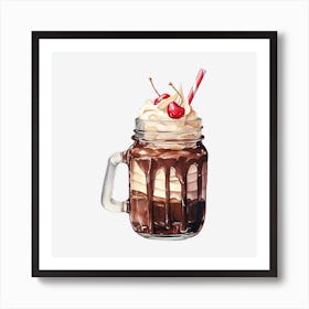 Ice Cream Sundae 10 Art Print