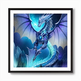 Dragon In The Sky 1 Art Print