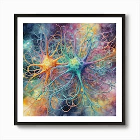 Neuron Painting 5 Art Print