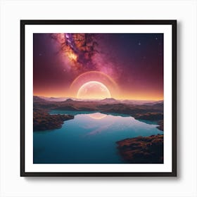 Nebula Gaze Art Print