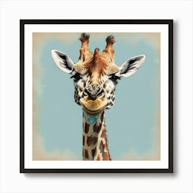 Giraffe 122 Art Print