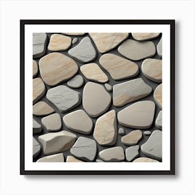 Stone Wall 34 Art Print