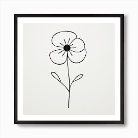 Poppy Flower Art Print