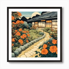 Japanese Garden Art Print