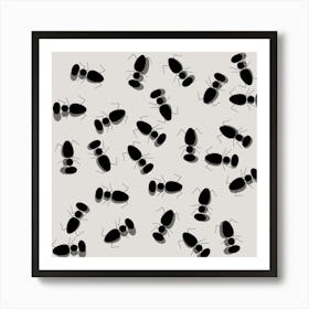 Ants pattern Art Print