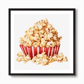 Popcorn In A Cup 5 Art Print