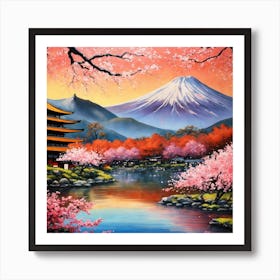 Sakura Japanese Elegance Art Print