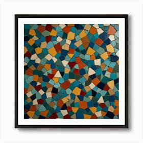 Mosaic Wall 1 Art Print